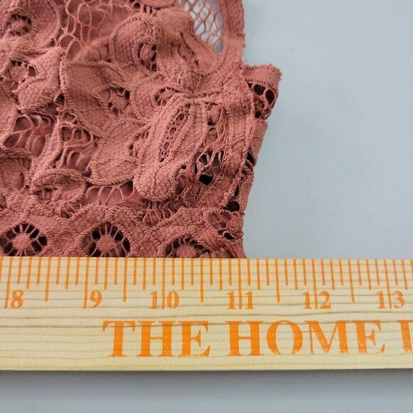 Free People Adella Lace Crochet Cross Back Smocked Bralette Strappy XS Women - Picture 5 of 14